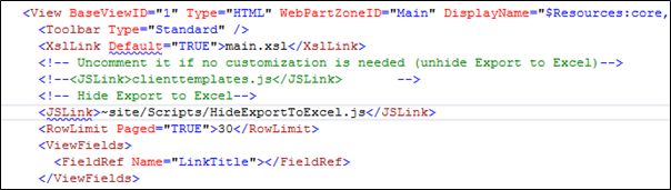 XML Code